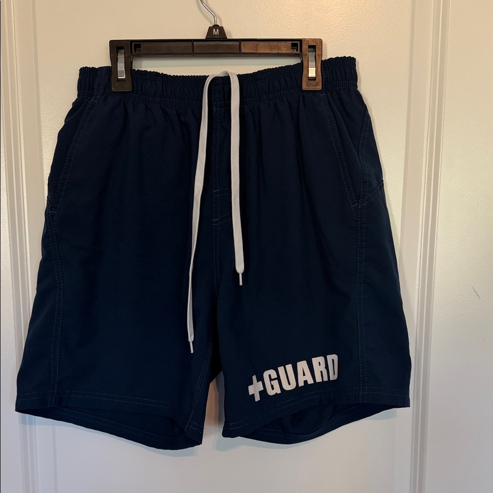 Guard Men's Navy Swim Trunks